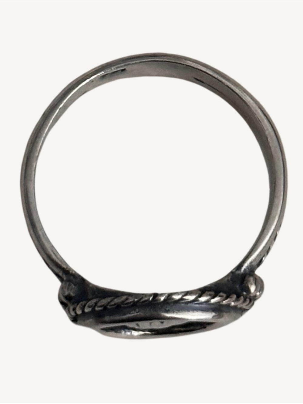 Sterling Silver Signet Ring - Antique Vintage Drachma Coin - Picture 8 of 8